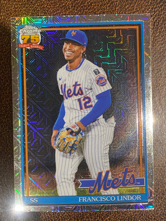 Francisco Lindor - 2026 Topps Series 1 - Mojo Refractor - Mets