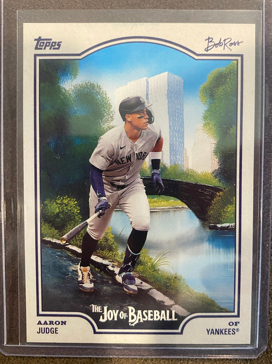 Aaron Judge - 2025 Bob Ross Joy of Baseball - Base - Yankees