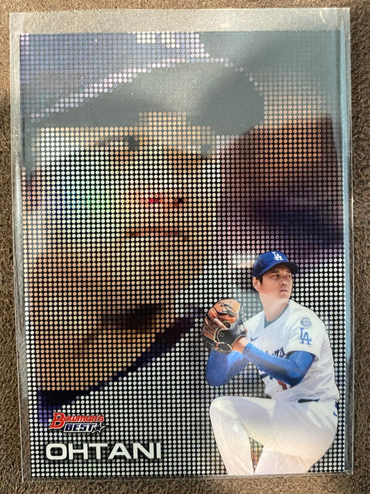 Shohei Ohtani - 2025 Bowman's Best - Pixel Portraits - Dodgers