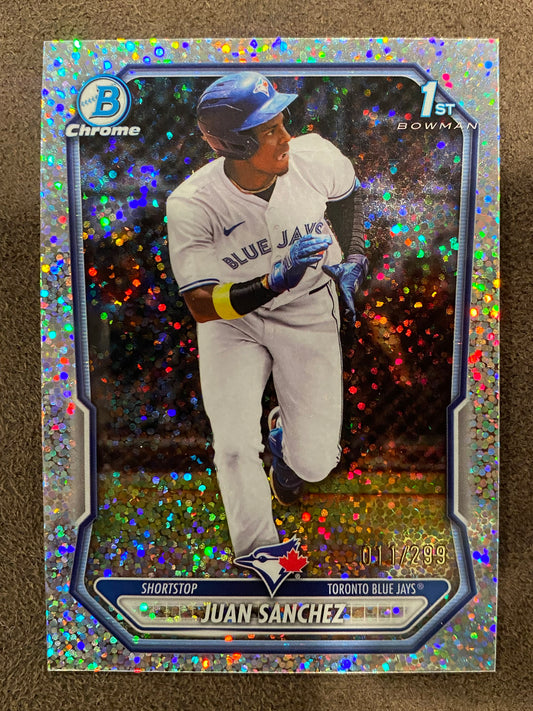 Juan Sanchez - 2026 Bowman - Speckle /299 - Blue Jays