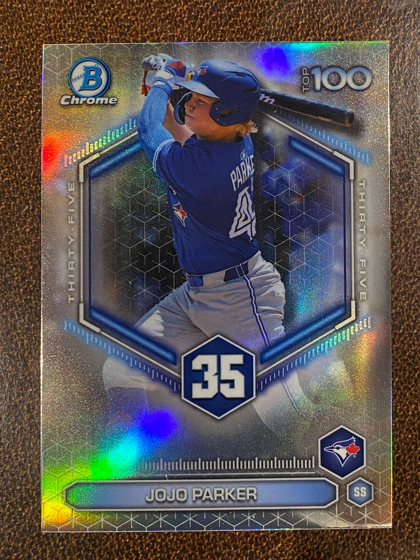 JoJo Parker - 2026 Bowman - Scouts Top 100 Insert - Blue Jays
