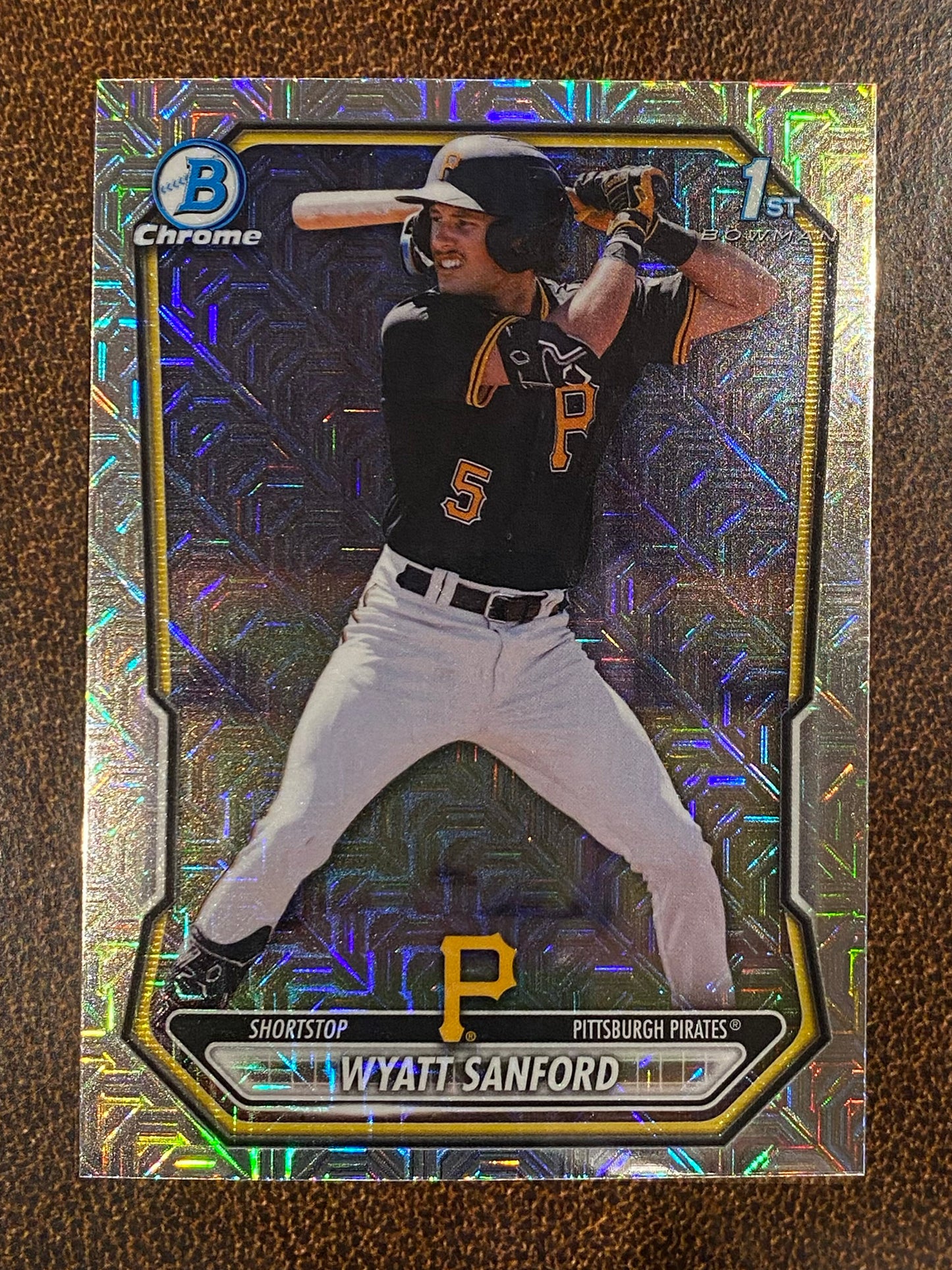 Wyatt Sanford - 2026 Bowman - 1st MOJO Refractor - Pirates