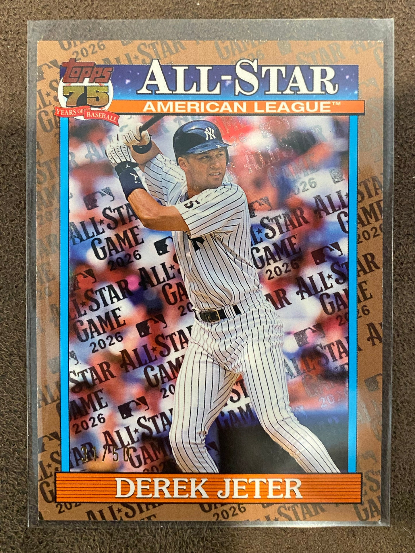 Derek Jeter - 2026 Topps Series 2 - All Star GOLD /50 - Yankees