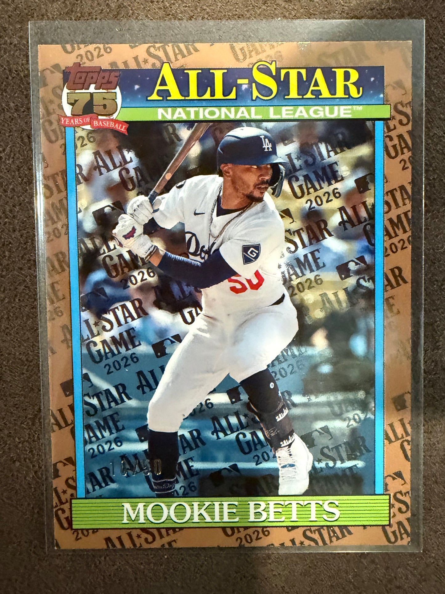 Mookie Betts - 2026 Topps Series 2 - GOLD All Star /50 - Dodgers