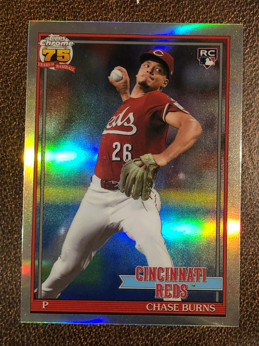 Chase Burns - 2026 Topps Chrome - 1991 Insert - Reds