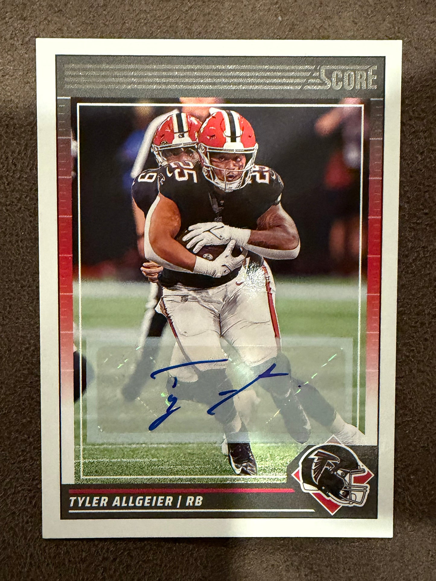 Tyler Allgeier - 2024 Panini Score - Auto - Falcons