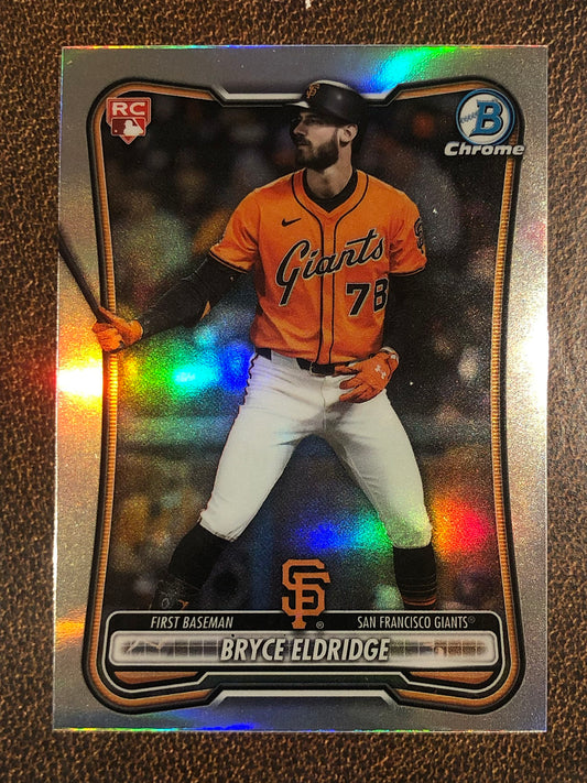 Bryce Eldridge - 2026 Bowman - Red Rookie Refractor - Giants