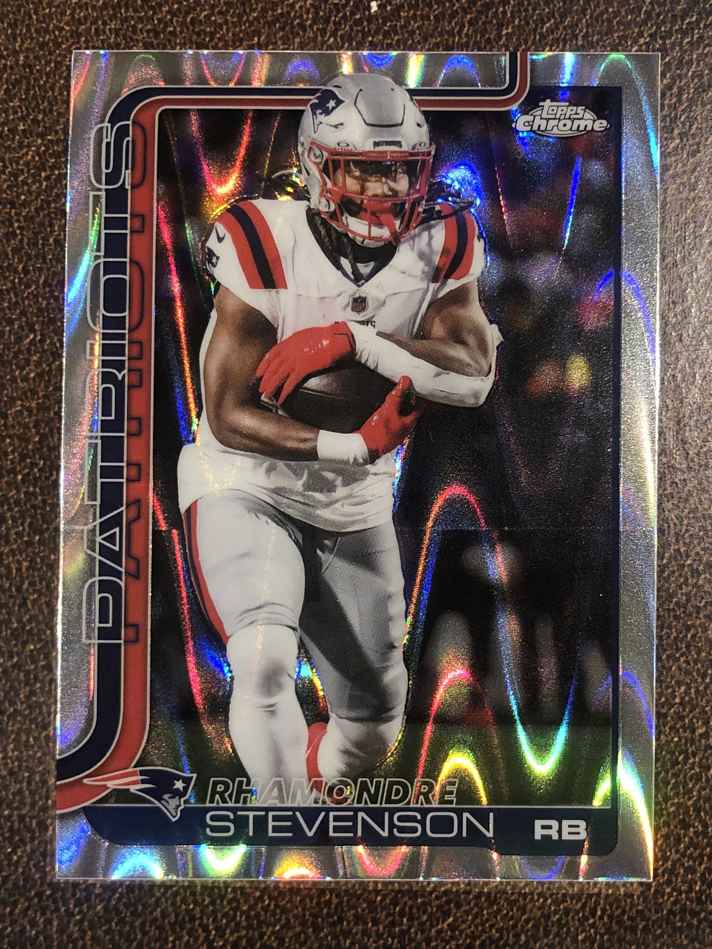 Rhamondre Stevenson - 2025 Topps Chrome - Raywave Refractor - Patriots