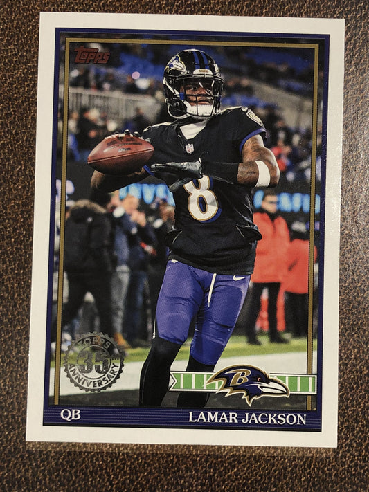 Lamar Jackson - 2026 Topps Flagship - 1991 Insert - Ravens