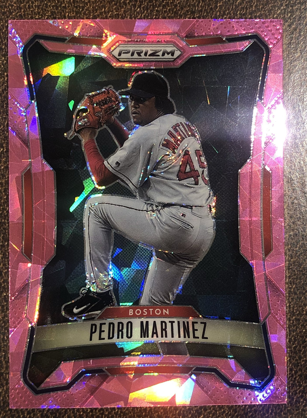 Pedro Martinez - 2026 Panini Prizm - Pink Ice - Red Sox