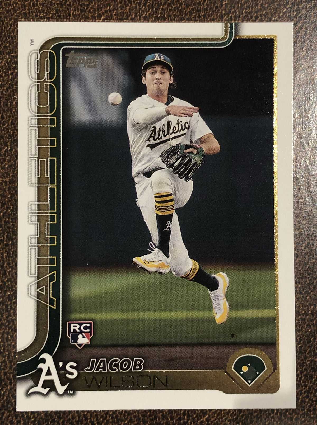 Jacob Wilson - 2025 Topps Series 1 - Rookie Base Card - Athletics