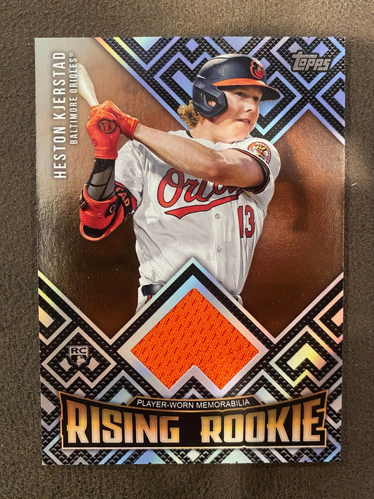 Heston Kjerstad - 2024 Topps Update - Rising Rookie Relic Player Worn - Orioles