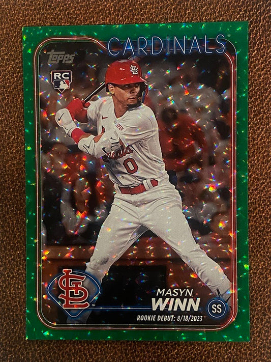 Masyn Winn - 2024 Topps Update - Green /499 - Cardinals
