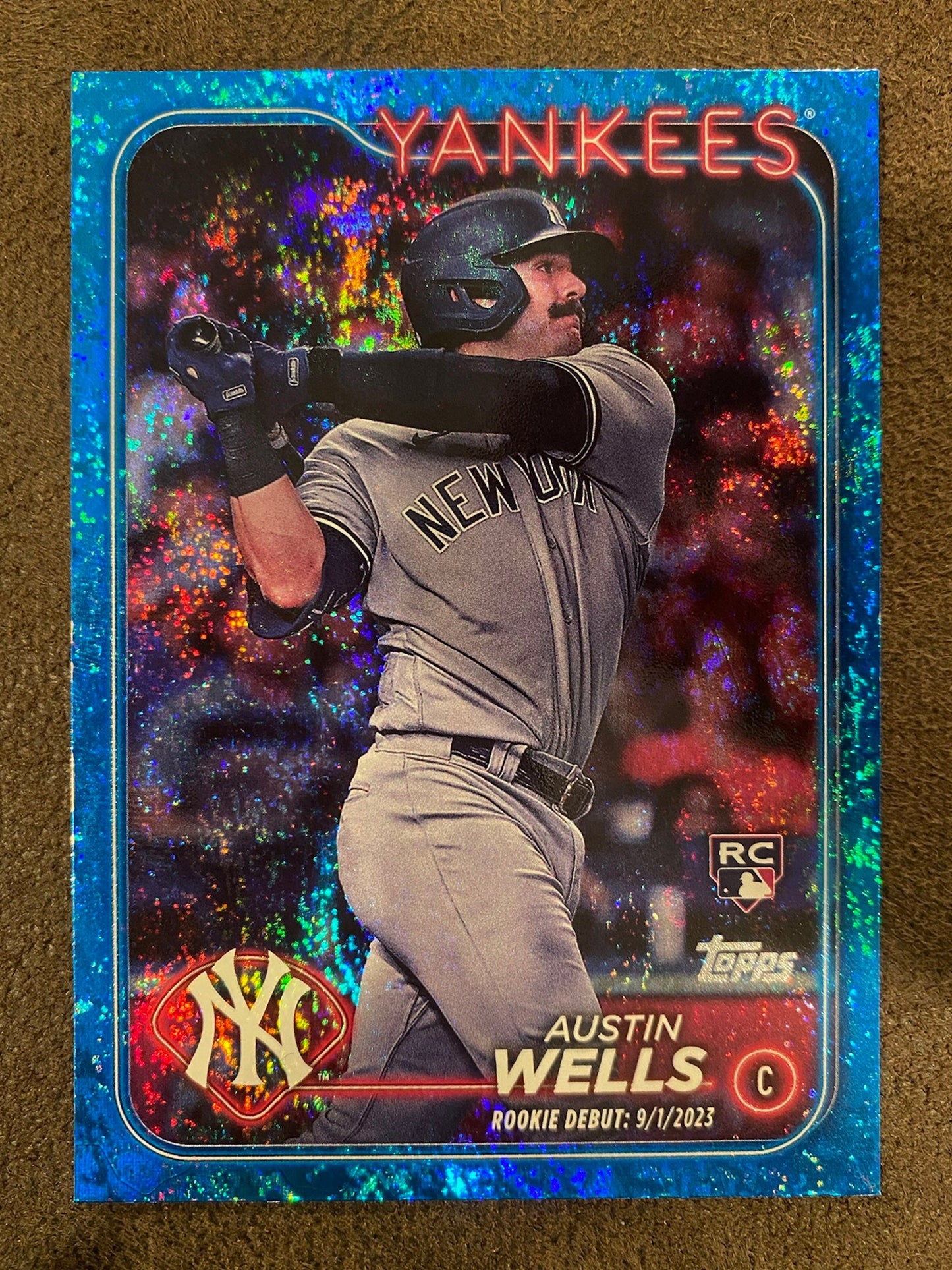 Austin Wells - 2024 Topps Update - Blue /999 - Yankees