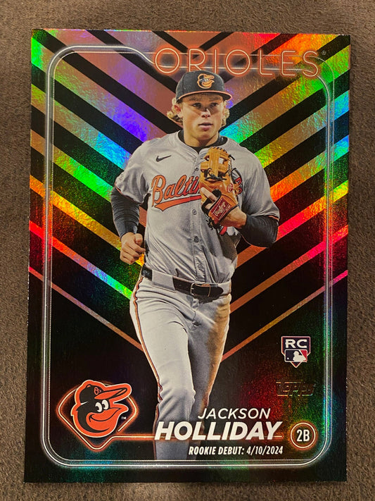 Jackson Holliday - 2024 Topps Update - Debut Holiday Parallel - Orioles