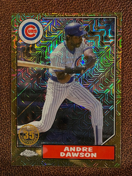Andre Dawsom - 2020 Topps Update - Silverpack Mojo Refractor Gold /50 - Cubs