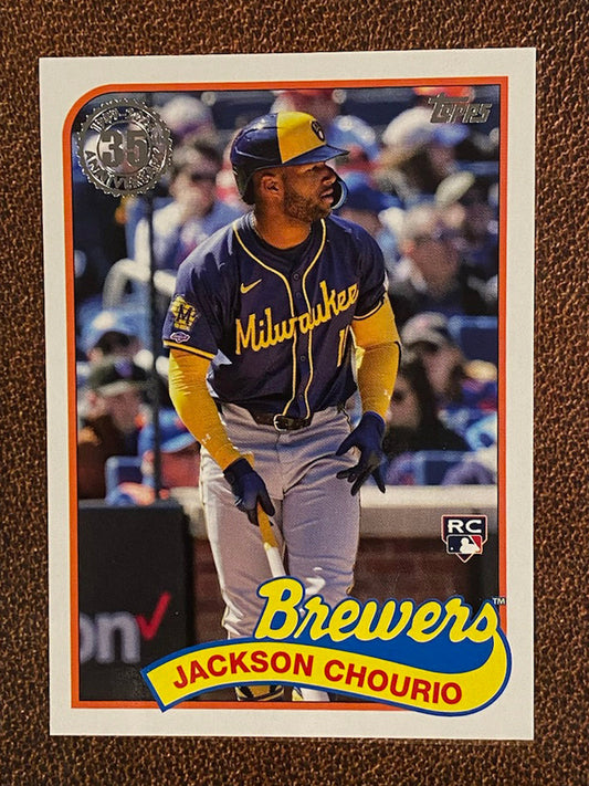 Jackson Chourio - 2024 Topps Update - 1989 Insert - Brewers