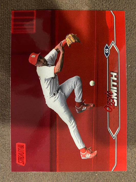 Ozzie Smith - 2024 Topps Stadium Club - Red Foil - Cardinals