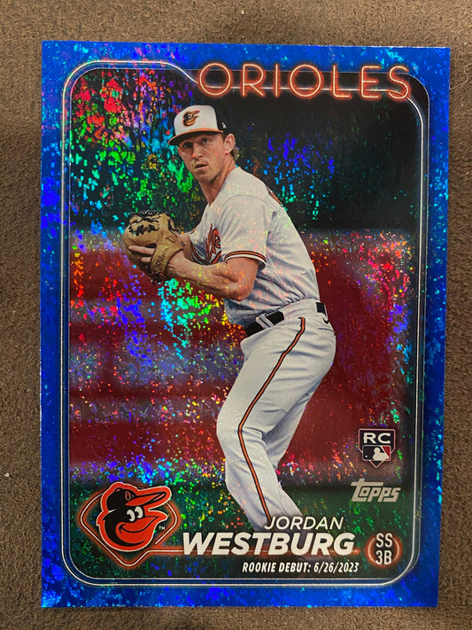 Jordan Westburg - 2024 Topps Update - Blue Foil /999 - Orioles