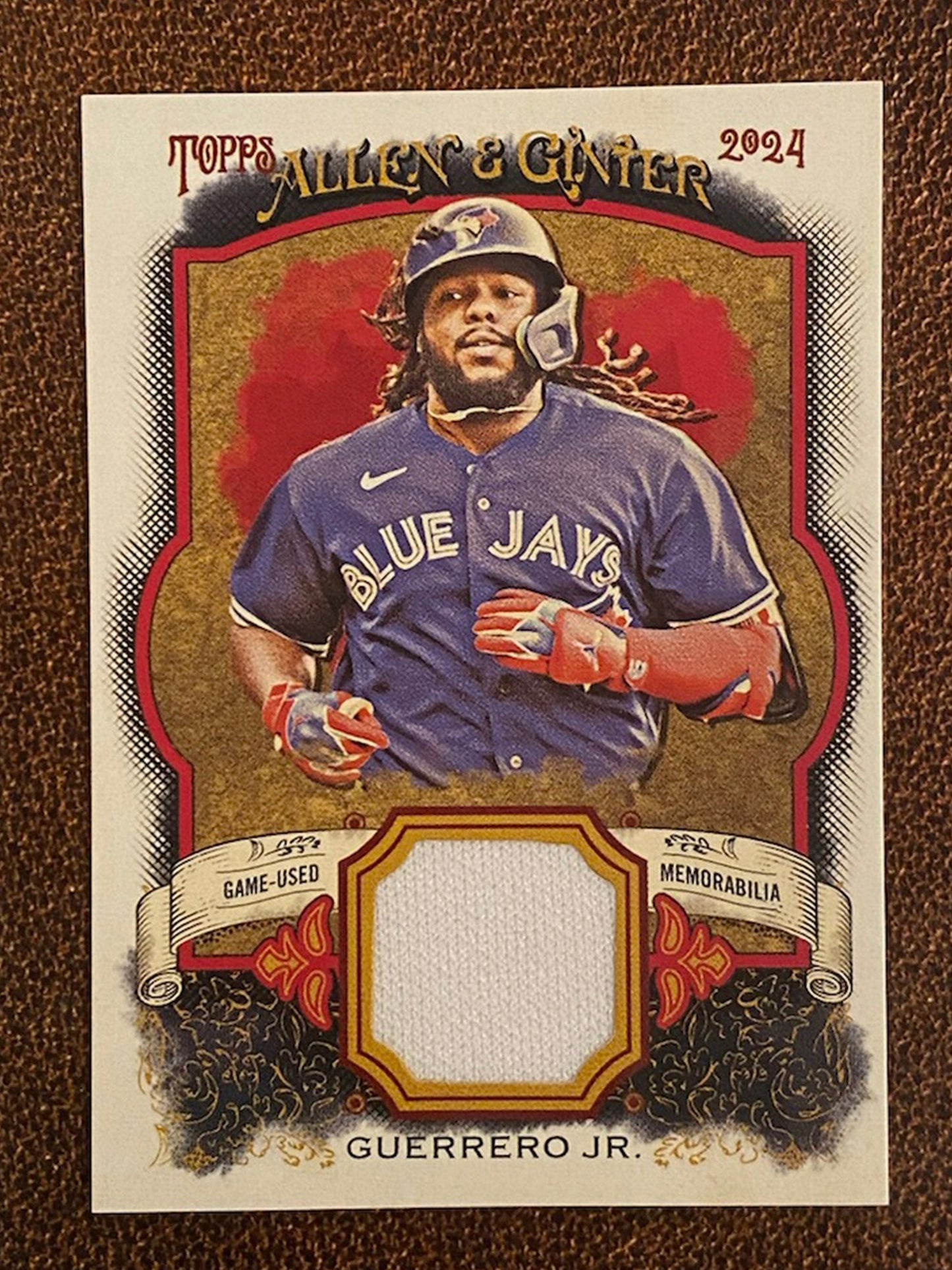 Vladimir Guerrero Jr. - 2024 Topps Allen and Ginter - Game Used Jersey RELIC - Blue Jays