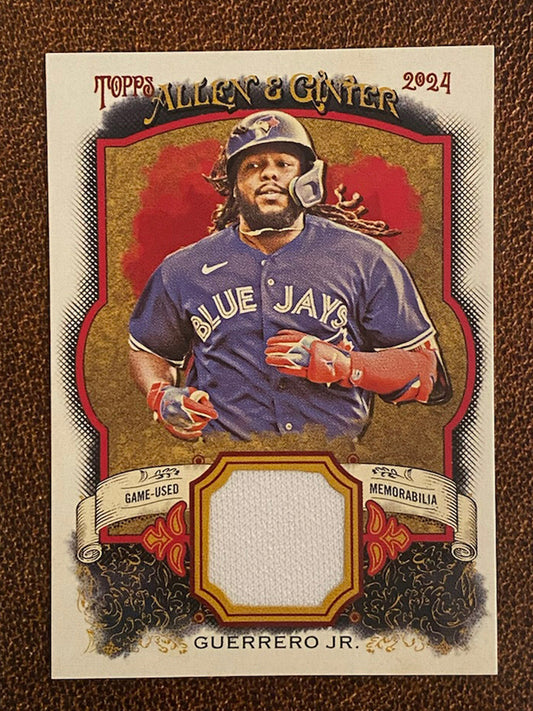 Vladimir Guerrero Jr. - 2024 Topps Allen and Ginter - Game Used Jersey RELIC - Blue Jays