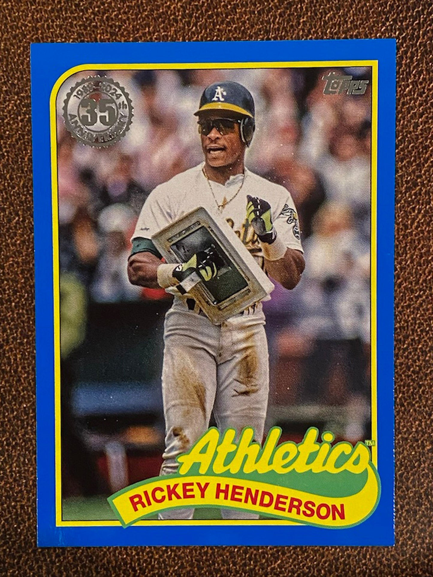 Rickey Henderson - 2024 Topps Update - 1989 BLUE Parallel - Athletics