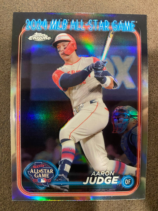 Aaron Judge - 2024 Topps Chrome Update - All Star Game Refractor - Yankees
