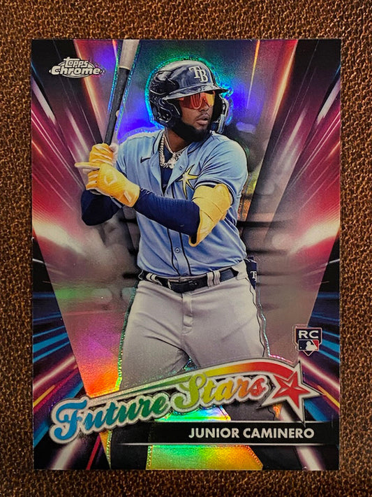 Junior Caminero - 2024 Topps Chrome Update - Future Stars - Rays