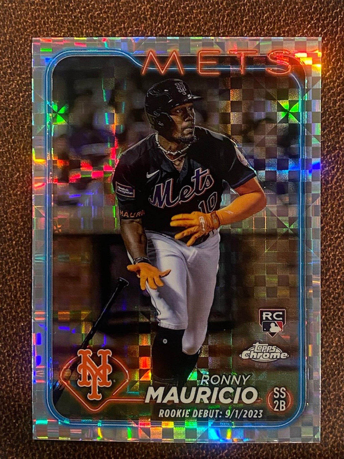 Ronny Mauricio - 2024 Topps Chrome Update - XFractor - Mets