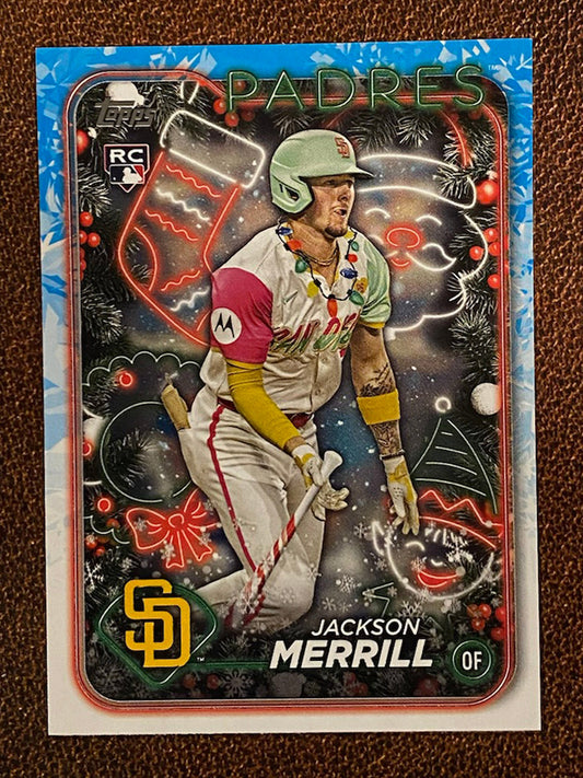 Jackson Merrill - 2024 Topps Holiday - SP Image Variation - Padres