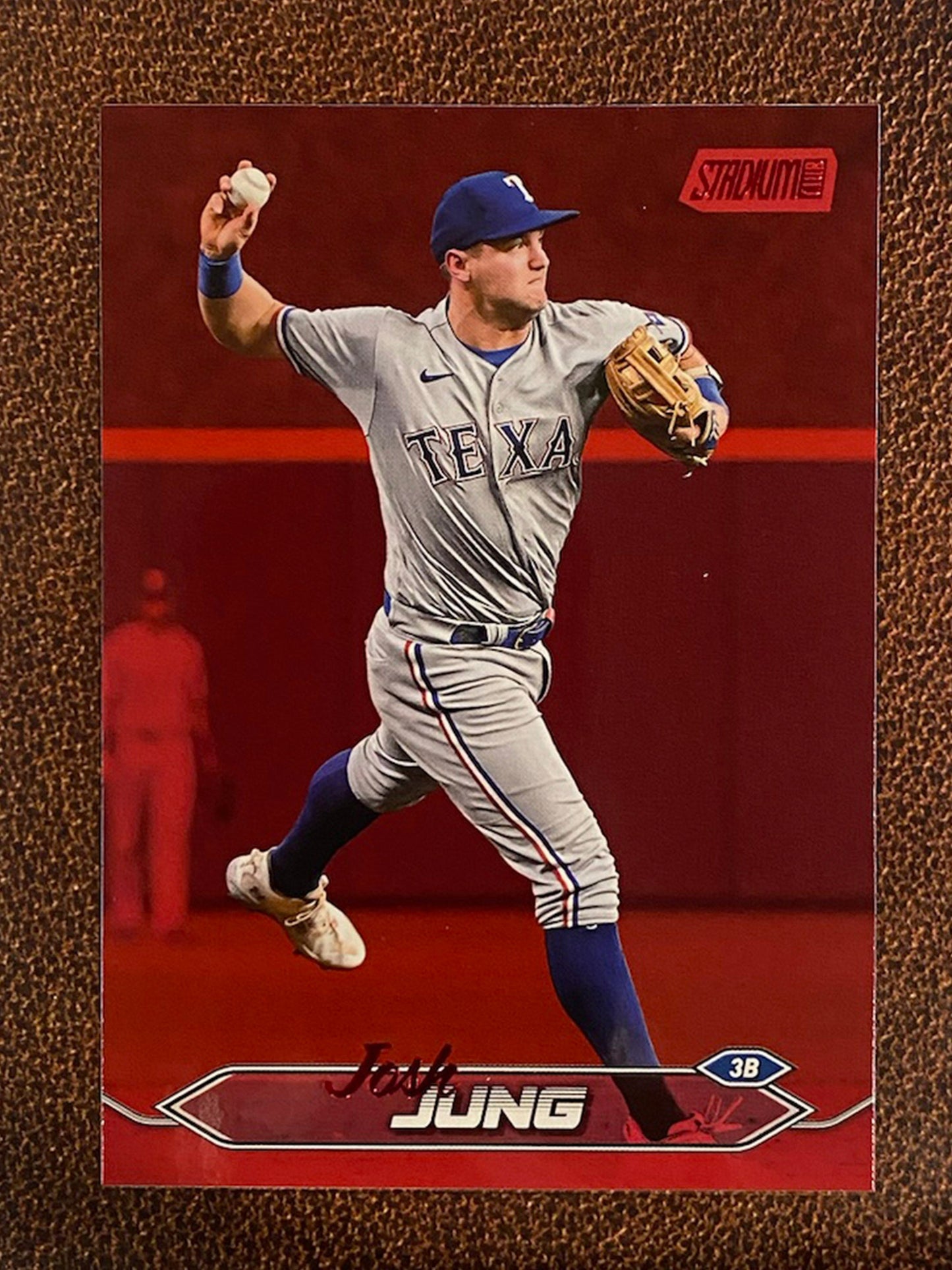 Josh Jung - 2024 Topps Stadium Club - Red Foil - Rangers
