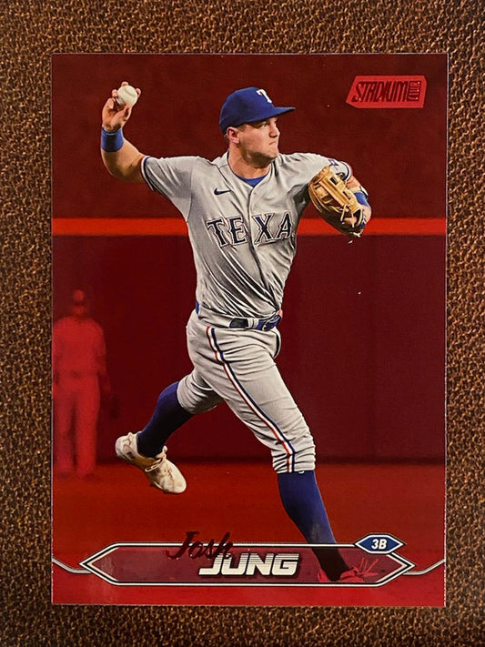 Josh Jung - 2024 Topps Stadium Club - Red Foil - Rangers