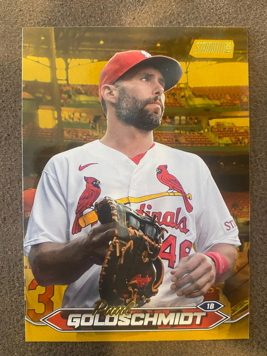 Paul Goldschmidt -  2024 Topps Stadium Club - Gold Foil - Cardinals