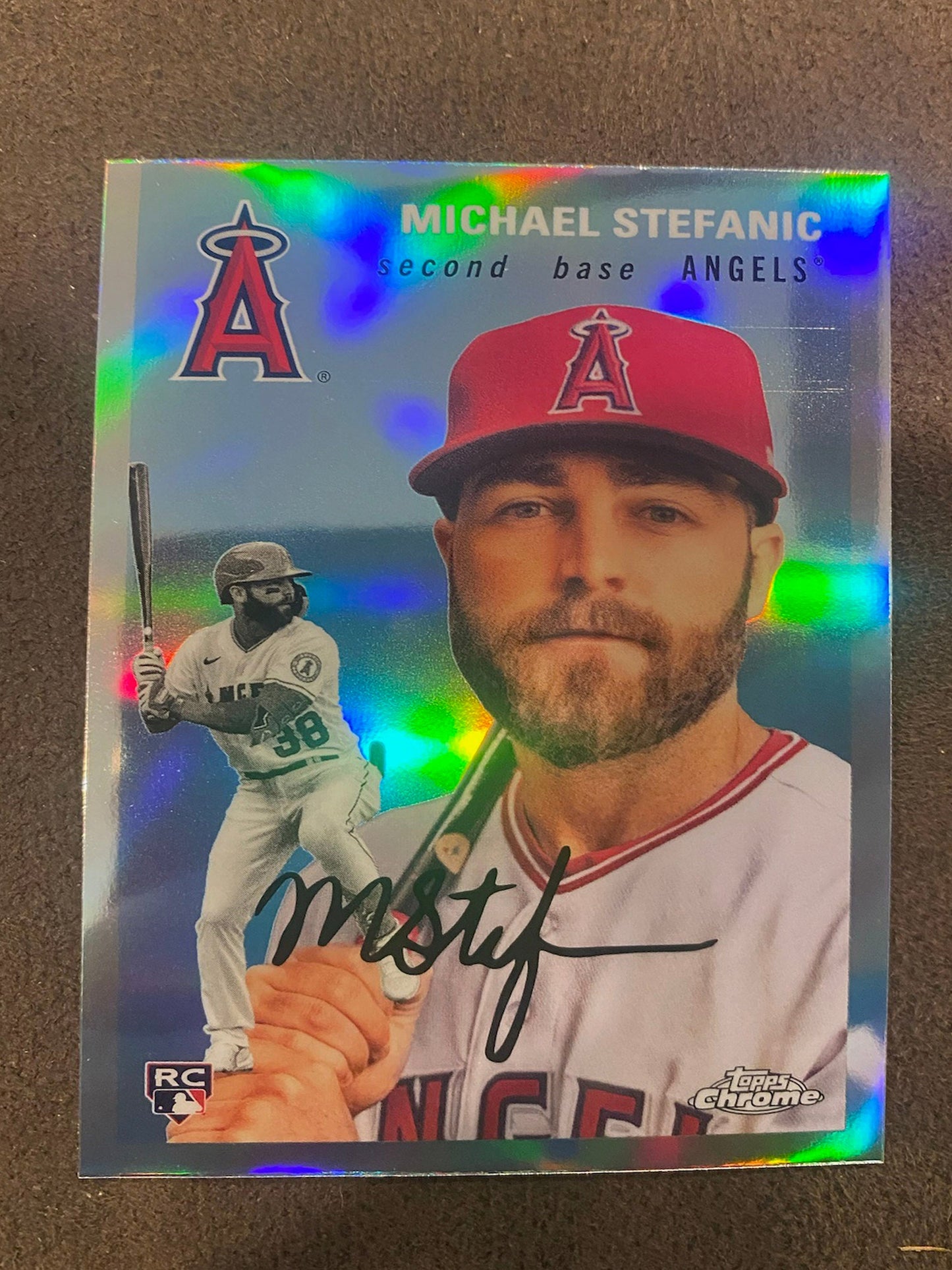 Michael Stefanic - 2023 Topps Chrome Platinum - Refractor - Angels