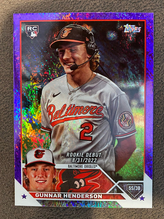 Gunnar Henderson - 2023 Topps Update - Purple /799 - Orioles