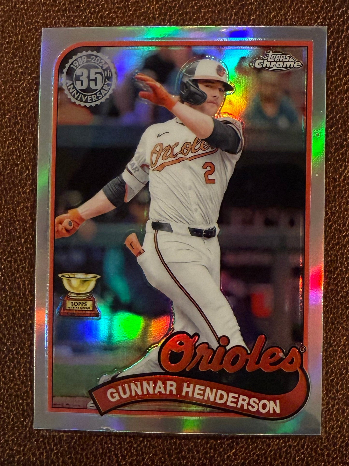 Gunnar Henderson - 2024 Topps Chrome Update - 1989 Refractor - Orioles