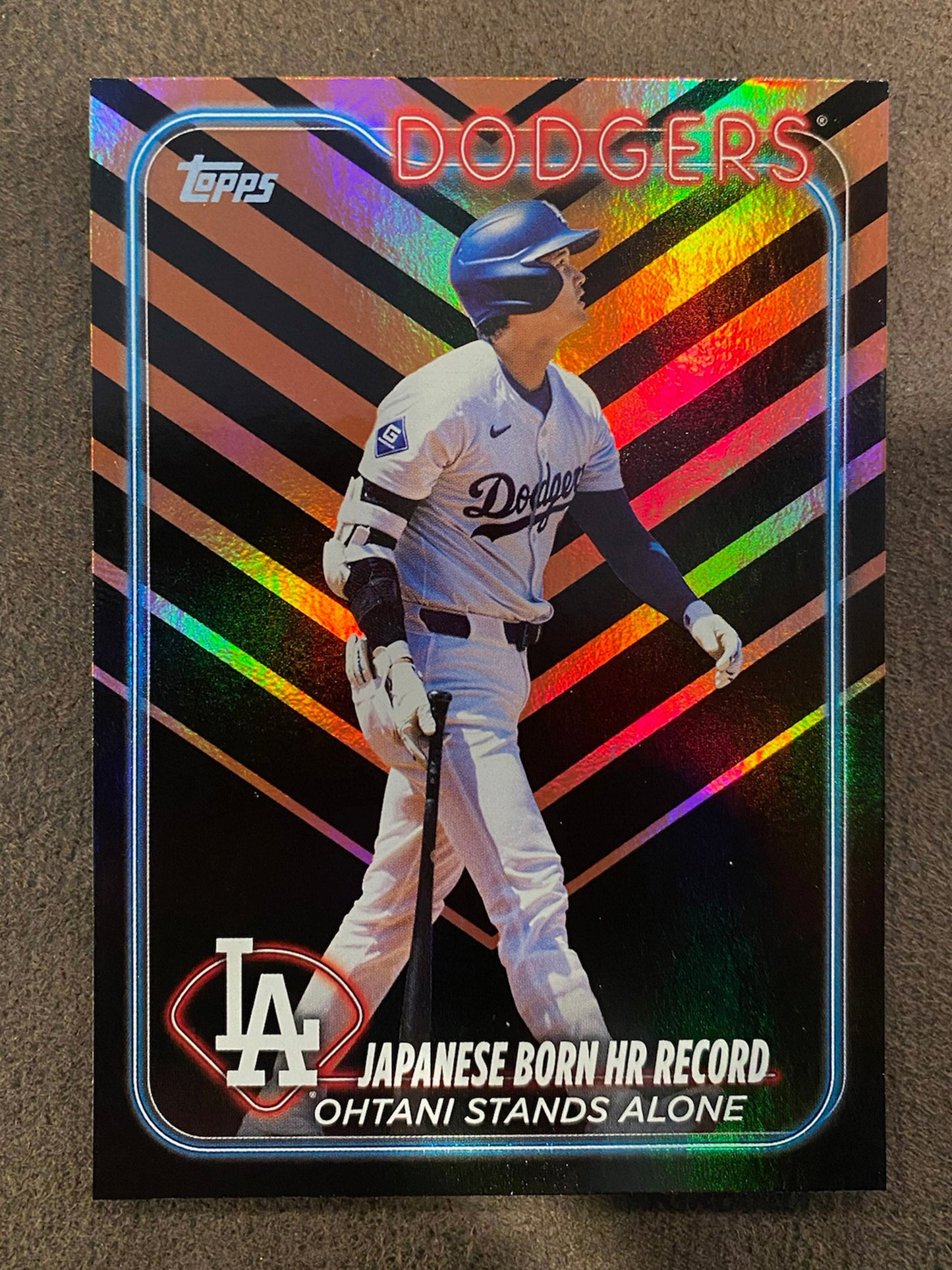 Shohei Ohtani - 2024 Topps Update - Holiday Parallel (HR Record) - Angels