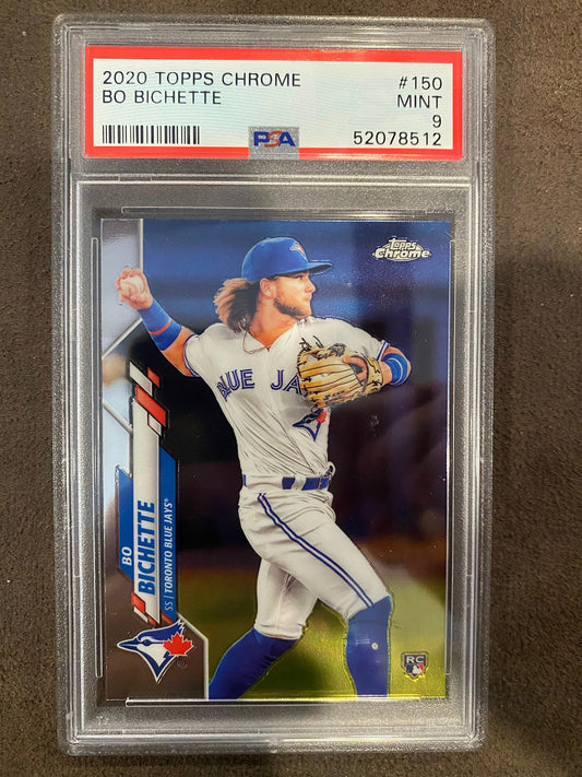 Bo Bichette - 2020 Topps Chrome - Basecard (PSA 9) - Blue Jays