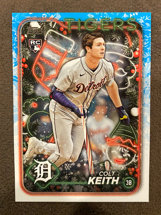 Colt Keith - 2024 Topps Holiday - Short Print - Tigers