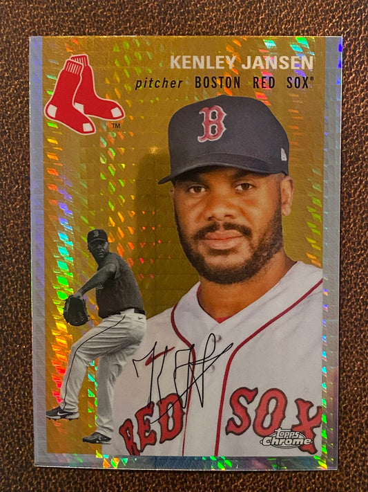 Kenley Jansen - 2023 Topps Chrome Platinum Anniversary - Prism Refractor - Red Sox