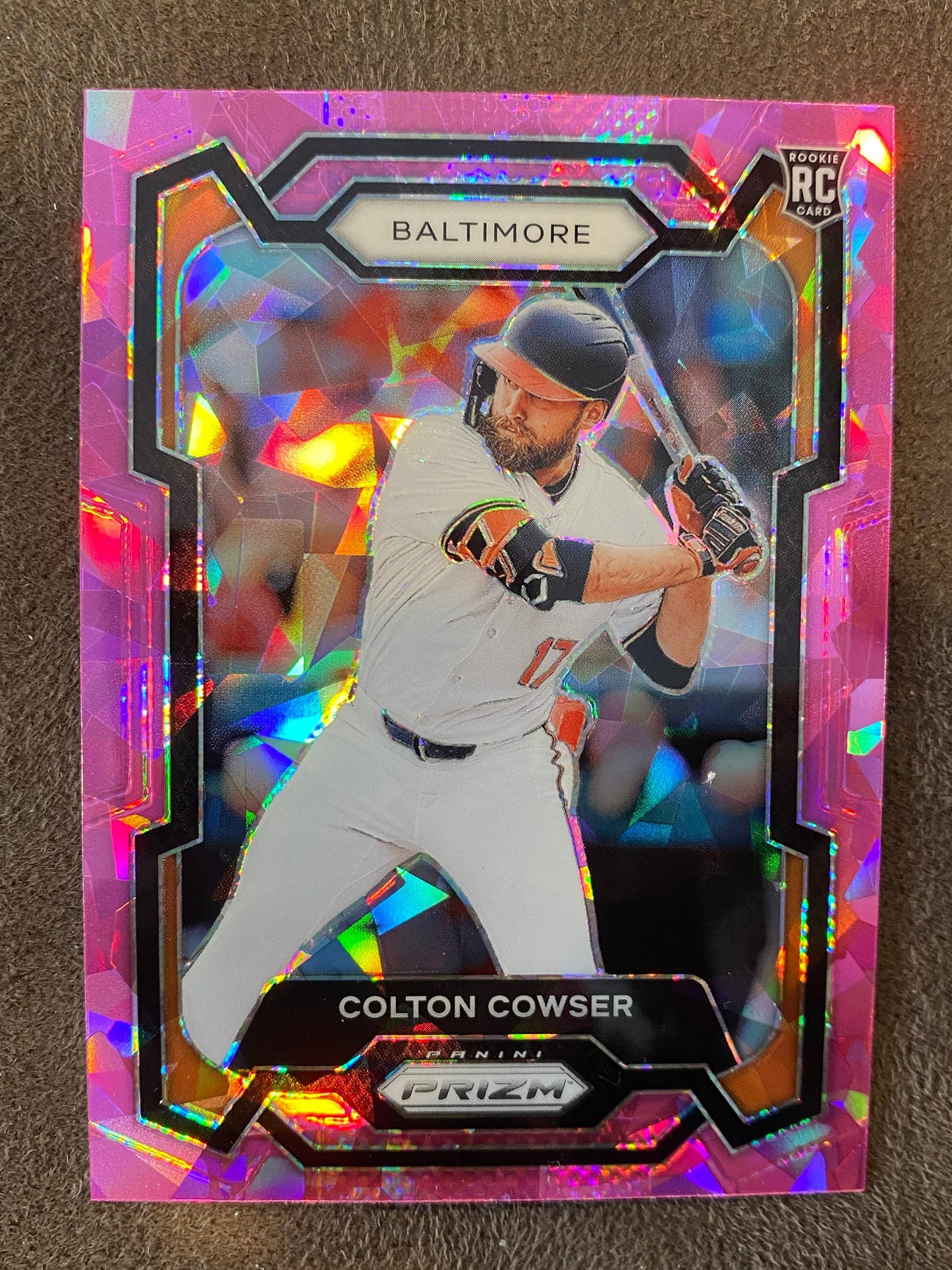 Colton Cowser - 2024 Panini Prizm - Pink Ice - Orioles