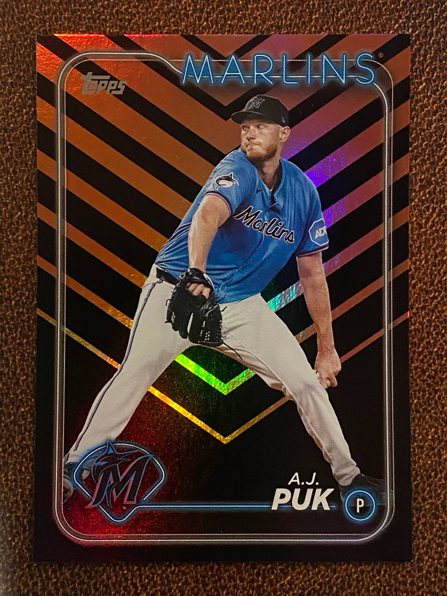A.J. Puk - 2024 Topps Update - Holiday Parallel - Marlins