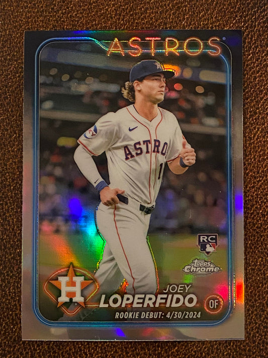 Joey Loperfido - 2024 Topps Chrome Update - Refractor (Rookie Debut) - Blue Jays