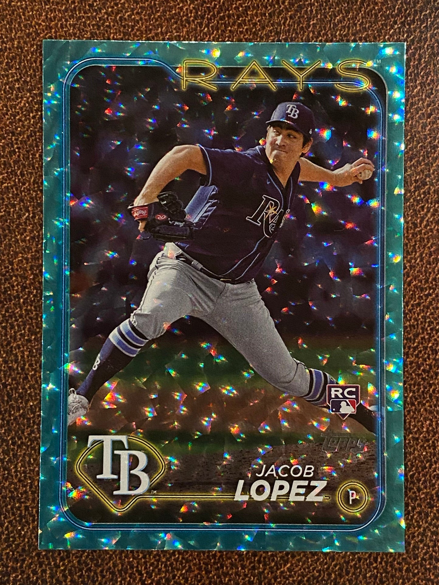 Jacob Lopez - 2024 Topps Series 2 - Aqua /399 - Rays