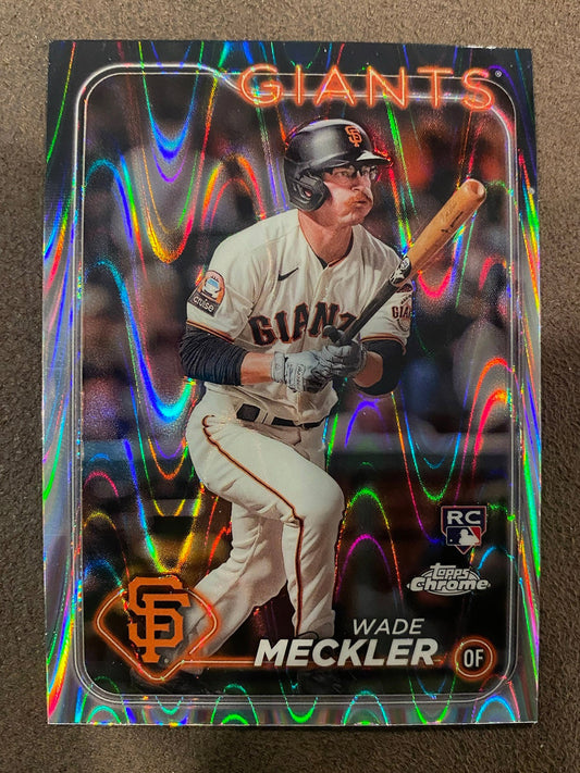 Wade Meckler - 2024 Topps Chrome - Raywave Refractor - Giants