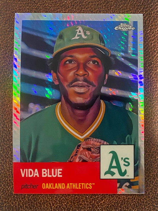 Vida Blue - 2022 Topps Chrome Platinum Anniversary - Prism Refractor - Athletics