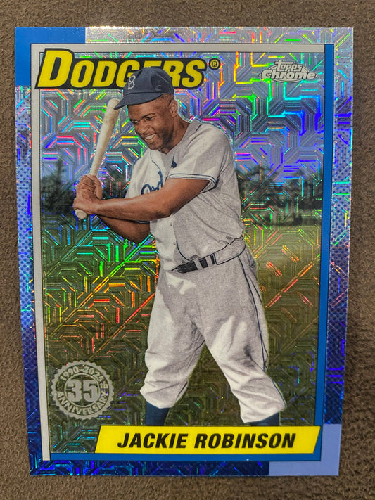 Jackie Robinson - 2025 Topps Series 1 - Silver Pack Mojo Refractors - Dodgers