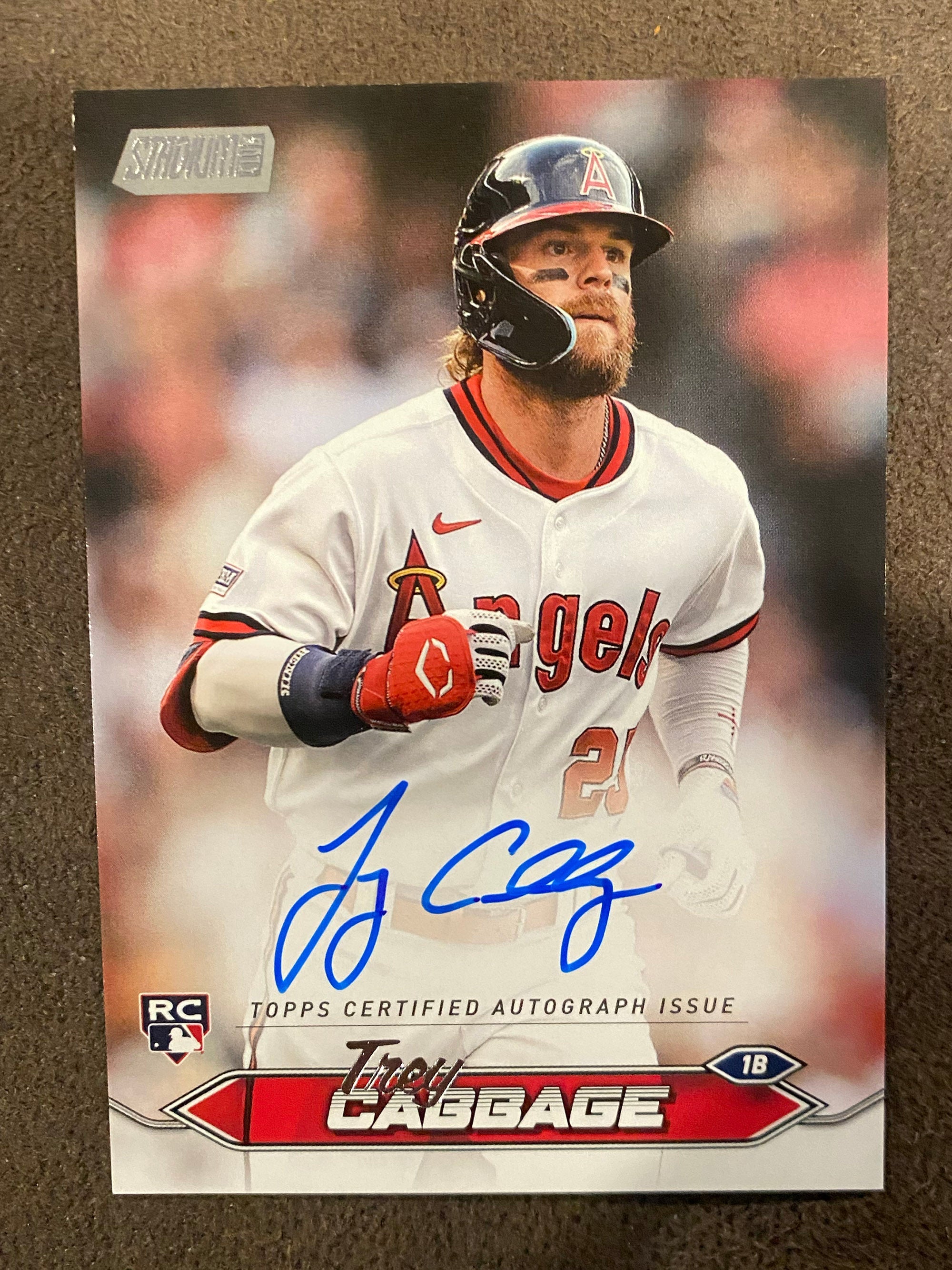 Trey Cabbage - 2024 Topps Stadium Club - AUTO - Angels – Western