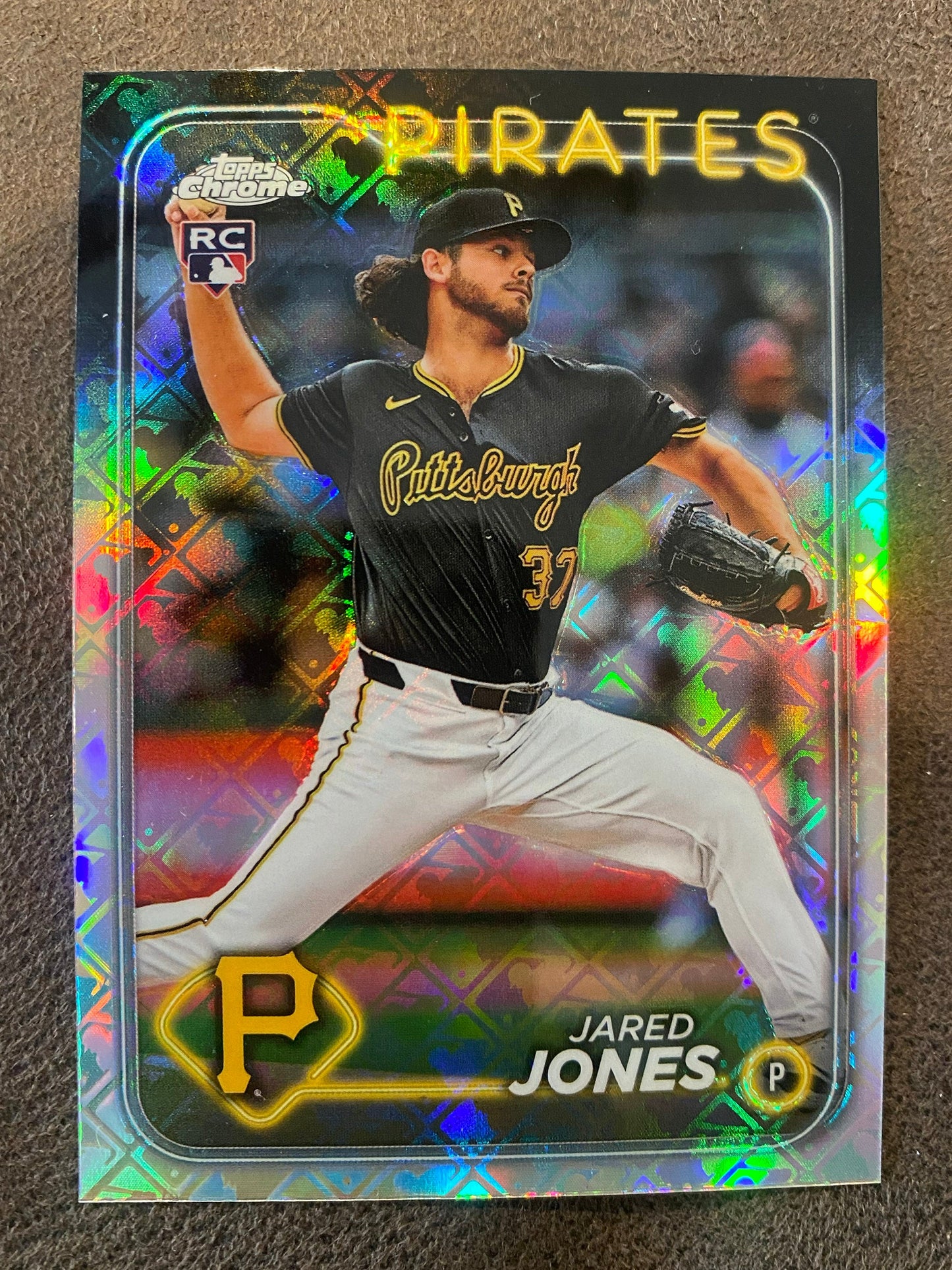 Jared Jones - 2024 Topps Chrome - Logofractor - Pirates