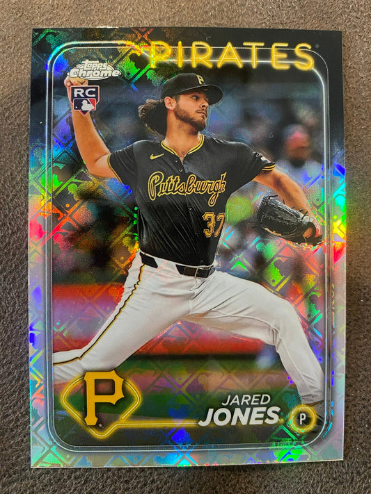 Jared Jones - 2024 Topps Chrome - Logofractor - Pirates